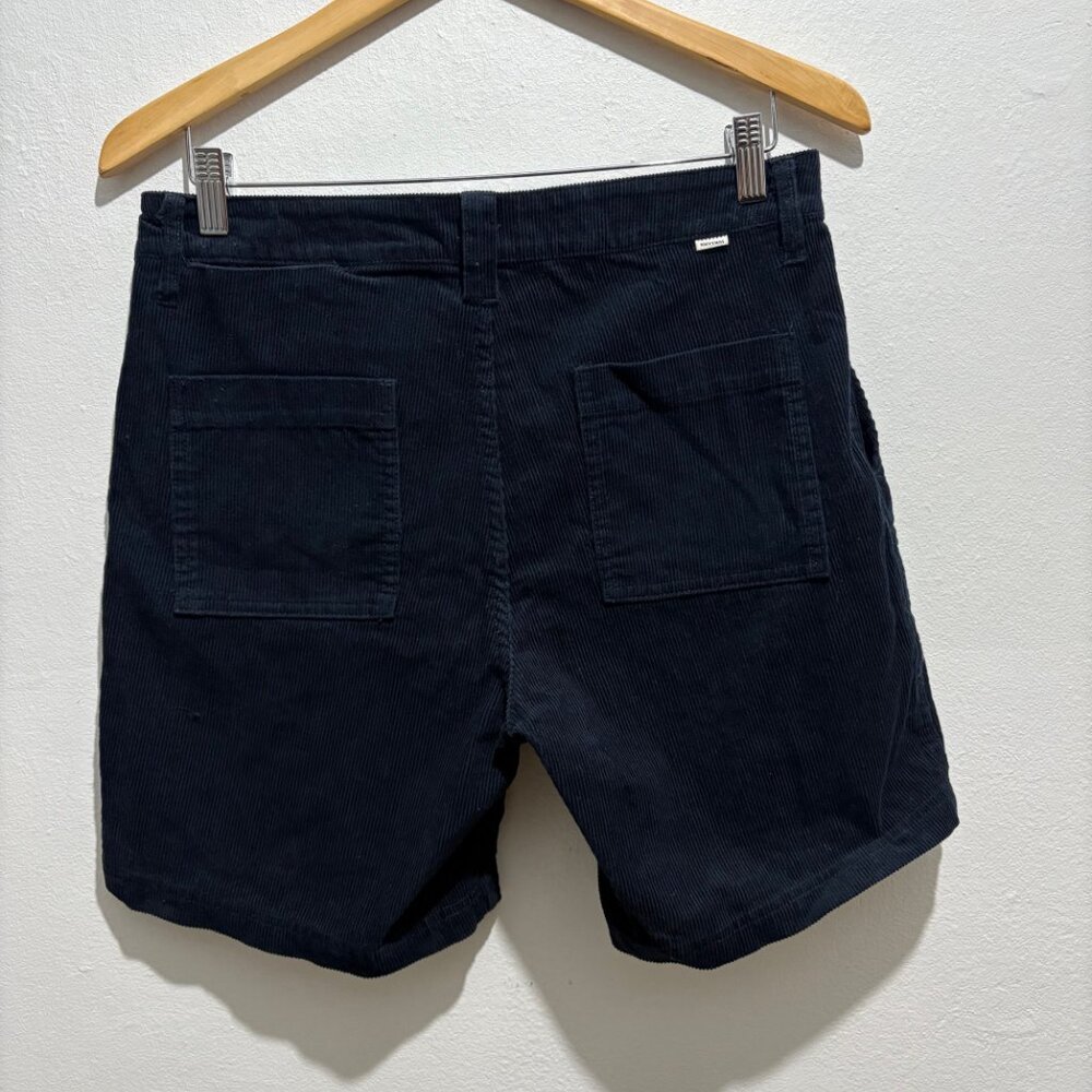 Rhythm: Men's Worn Path Corduroy Short in Dark Navy Blue - Picture 6 of 11